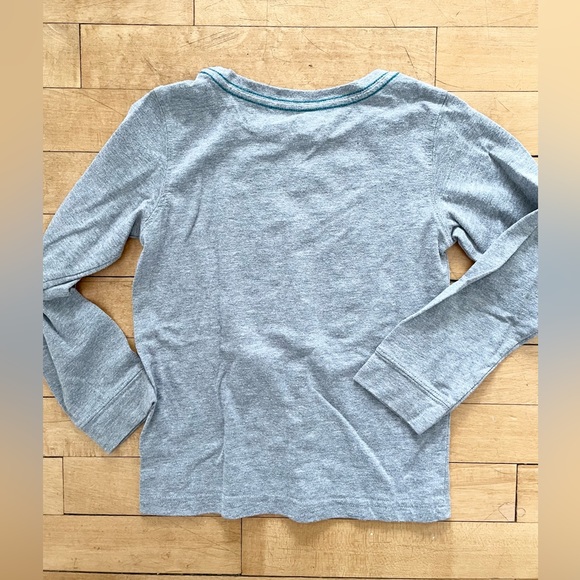 Kids Korner Gray Lumberjack Bear Long-Sleeve Tee / S(4) / Used - Picture 4 of 4